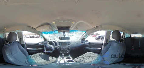 2015 Nissan Pathfinder S z USA, uszkodzony, nr VIN 5N1AR2MNXFC643776